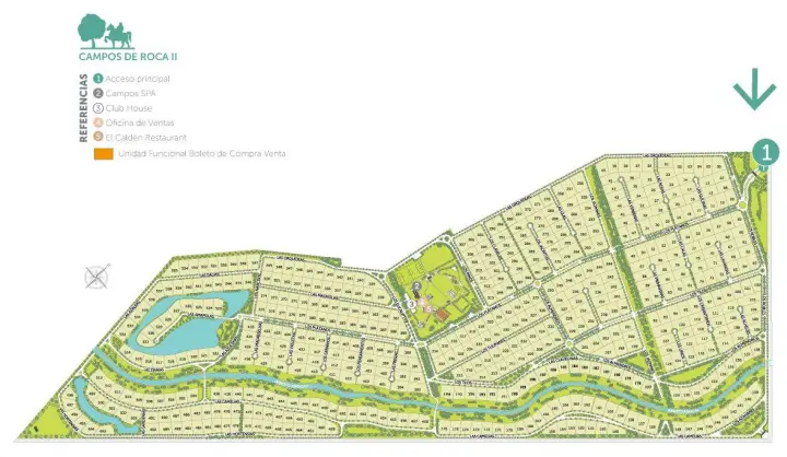 Lote de 2.000 m² en Campos de Roca II, foto 1
