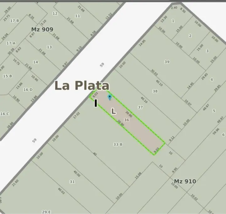 Lote de 360 m² en La Plata, foto 1