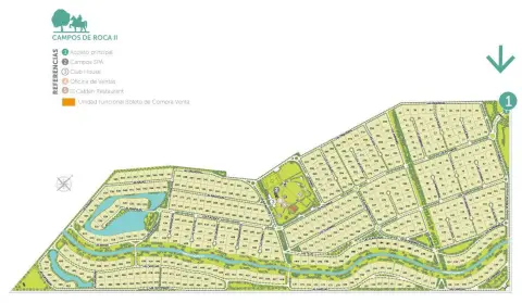 Lote de 2.000 m² en Campos de Roca II
